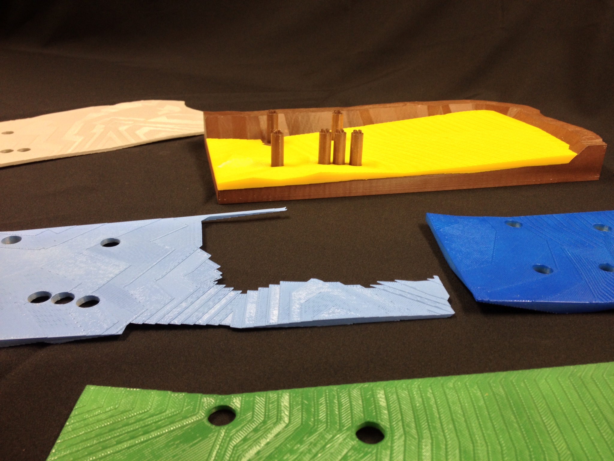 3D Printed Iron Pit - Sectioned
