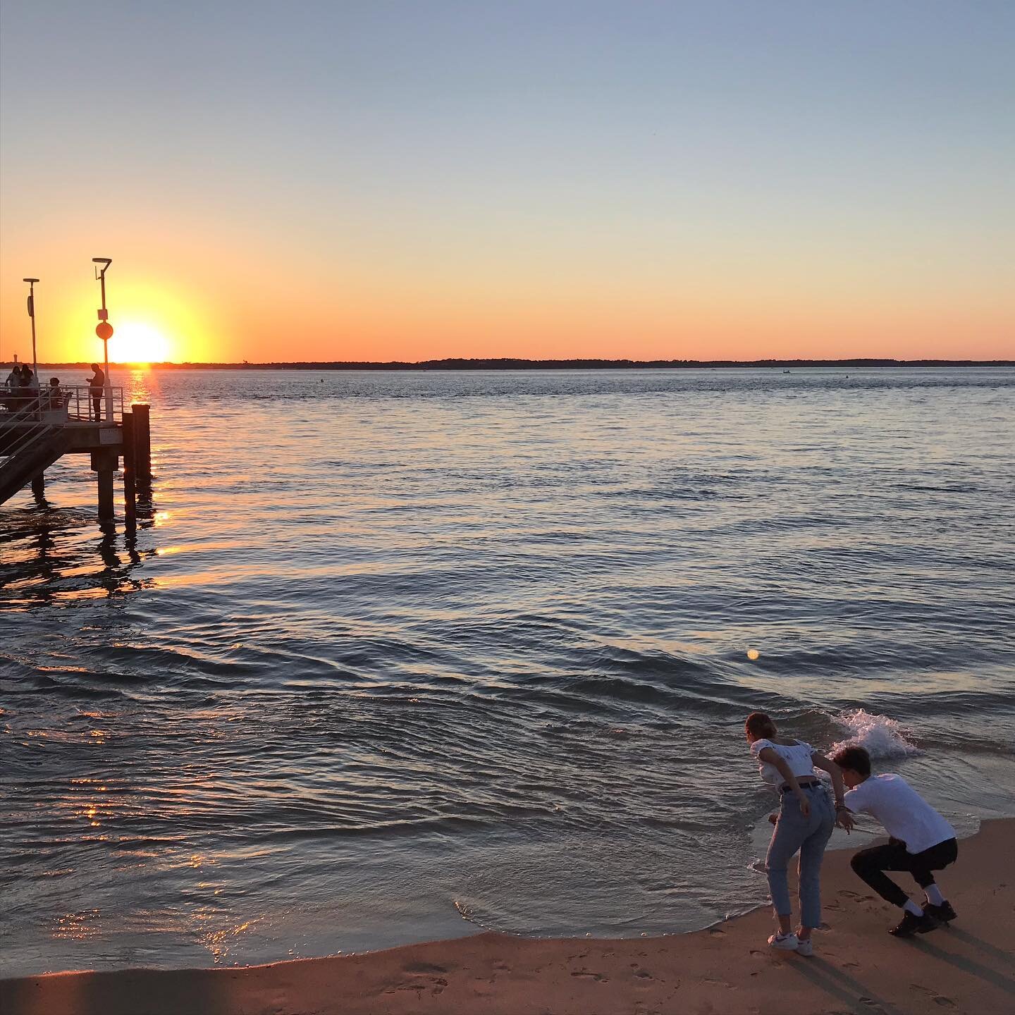 Coucher de soleil depuis Arcachon