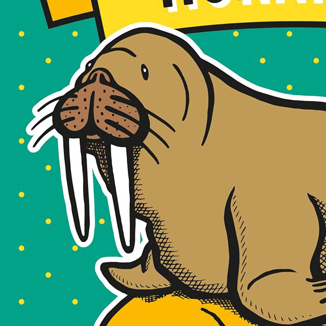 Cake, carrot or cheese? Our identity for Horniman Farmers&rsquo; Market  gives you a few options. #hornimanmuseumandgardens #hornimanfarmersmarket #brandidentity #walrus #hornimanwalrus