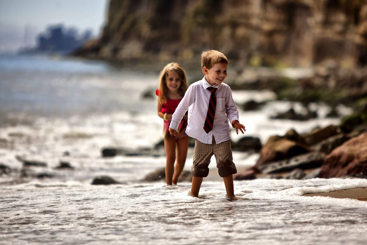 Wear a tie to the beach day