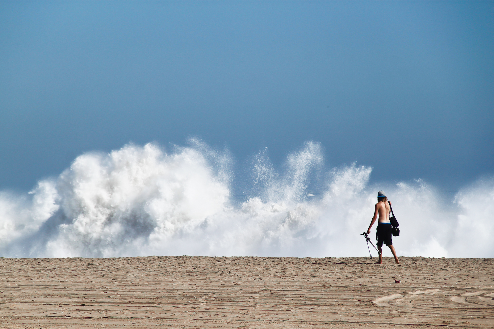 Newport Beach shore pounder, looking a lot like the North Shore of Hawaii. 