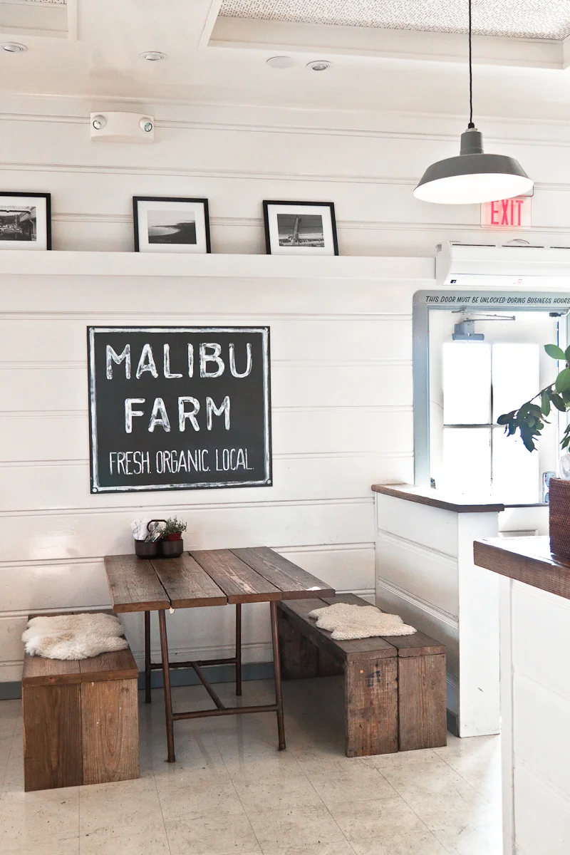 Love the rustic, beachy interior! 