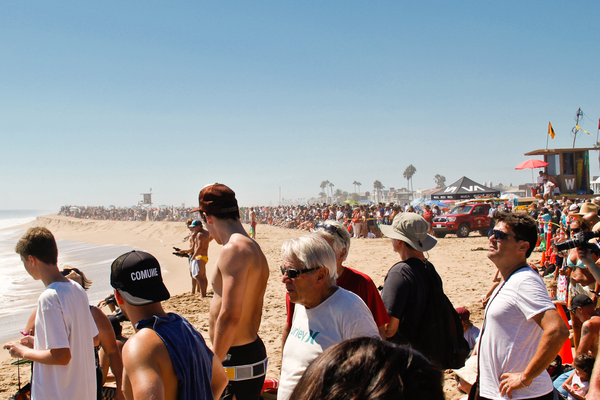 No shortage of crowds.