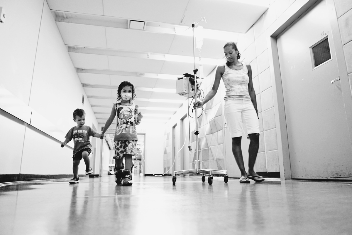 Desiray spent almost a week in her room before being allowed to leave for a short walk. When she is neutropenic she cannot be out in public places, any sort of germ can be very harmful to her. We were slowly learning that our day to day life would be very different.