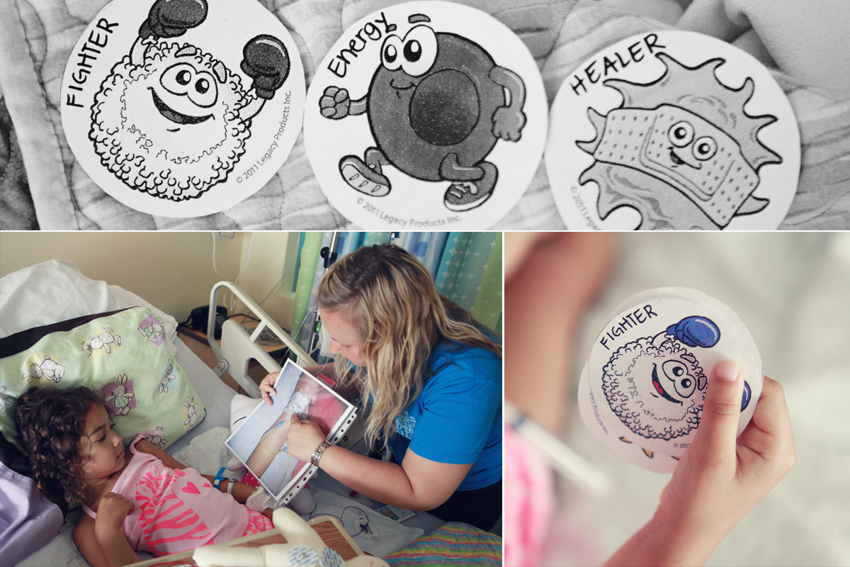 Not only was there a lot to take in for us as parents but also for Desiray. They have an amazing group of people known as Child Life that help the kids through each process.