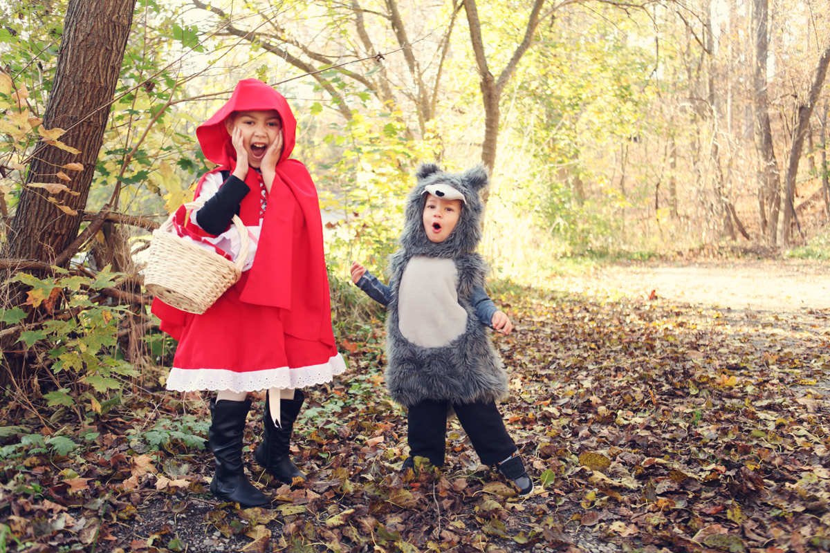 October rolls around and we were lucky enough to get her outside and create this fun little shoot with her brother Landon for Halloween.