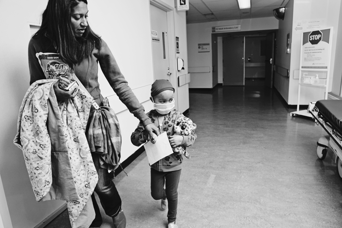 I think the hardest thing through this journey is never being able to plan ahead for anything. We never know how Desiray is going to be each day, we could be rushing back to the hospital at any given moment.
