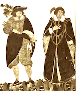 Elizabethan actor couple