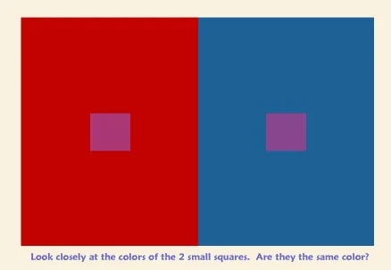 Albers' work around adjacency and color is something we learned early on in our design education.