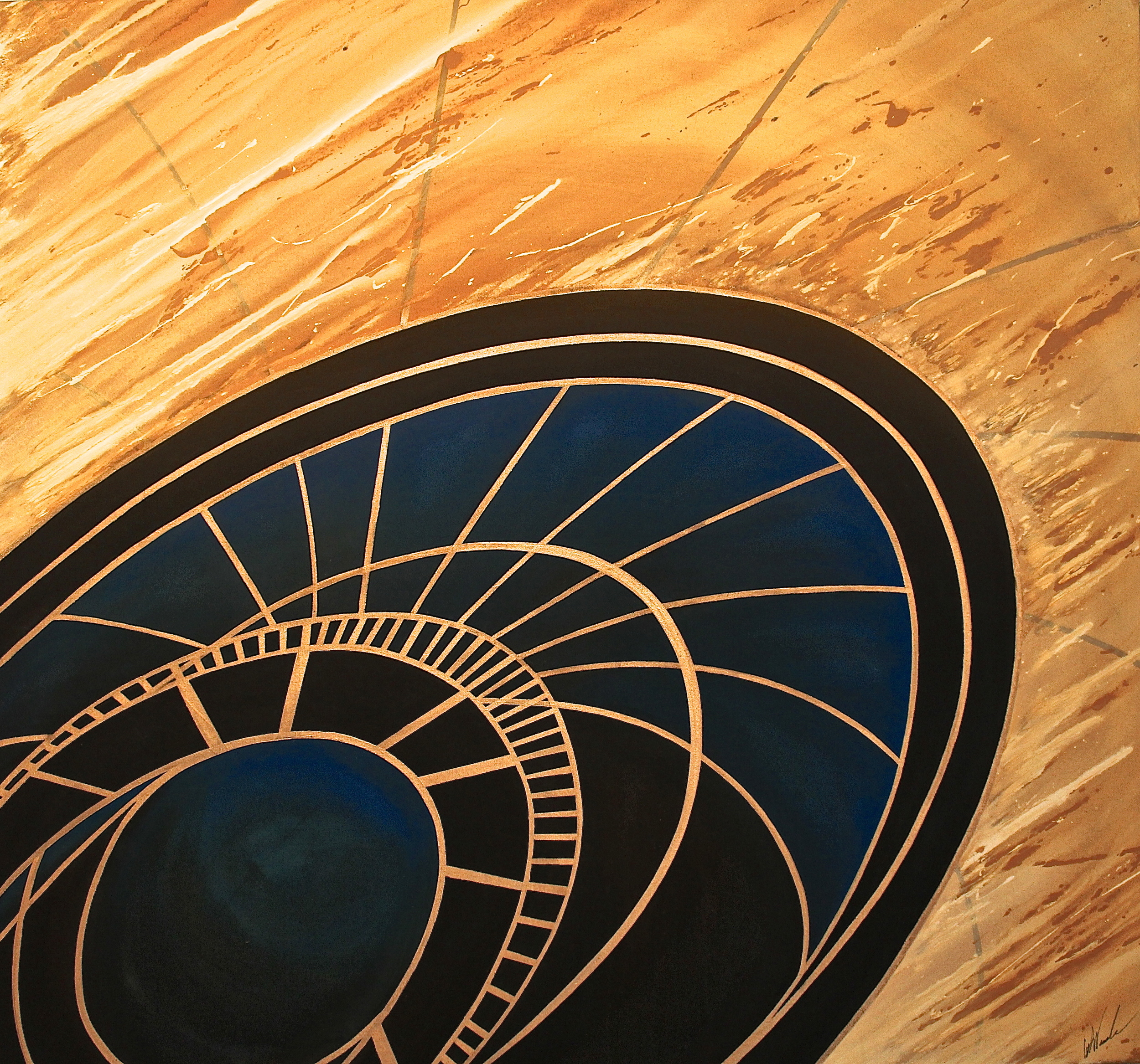 "Prague Meridian I"    - Inspired by life in Prague, CZ