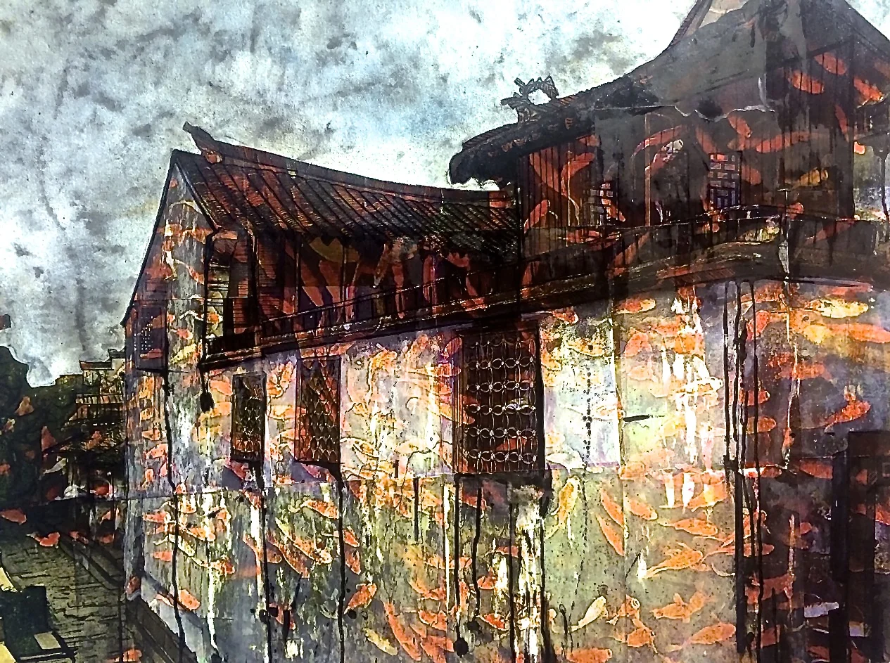 "Water Town"   - Inspired by life in Shanghai, China