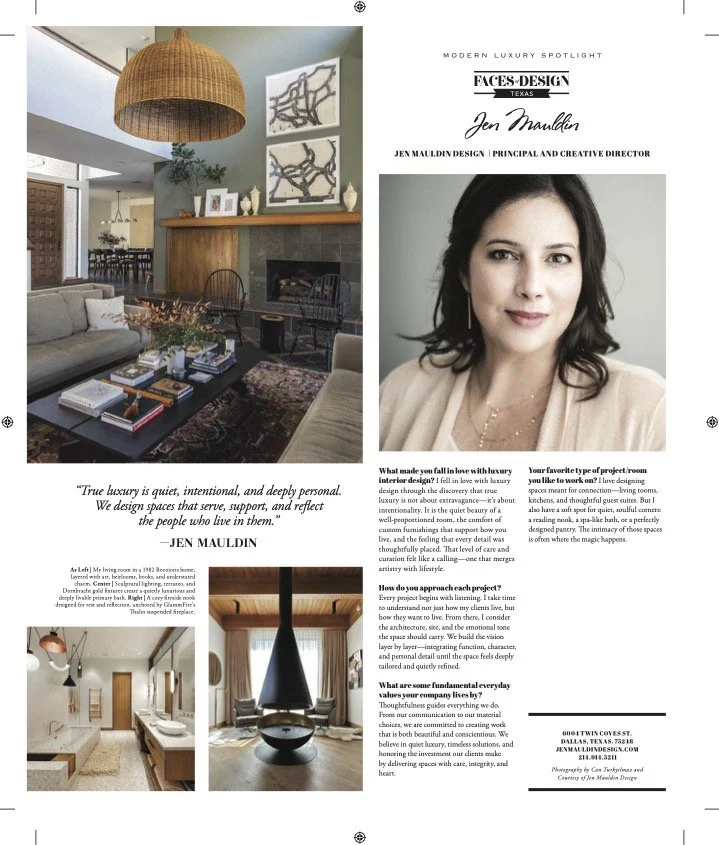 MODERN LUXERY | FACES OF DESIGN 2025
