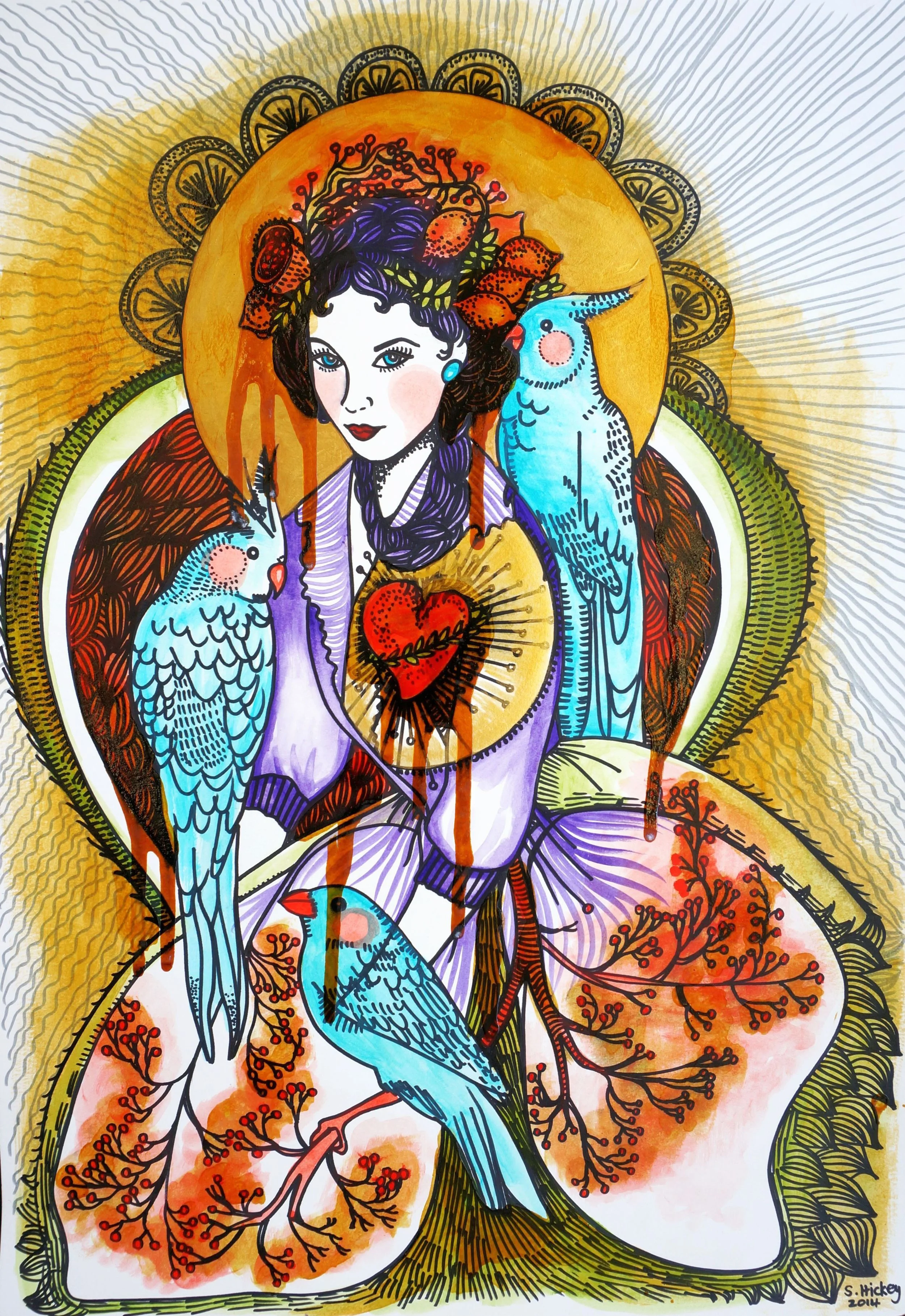 The Queen Regent (Sacred Heart and Cherried Lungs)