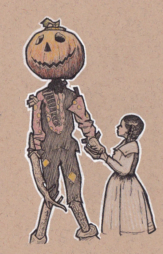 Jack Pumkinhead and Dorothy