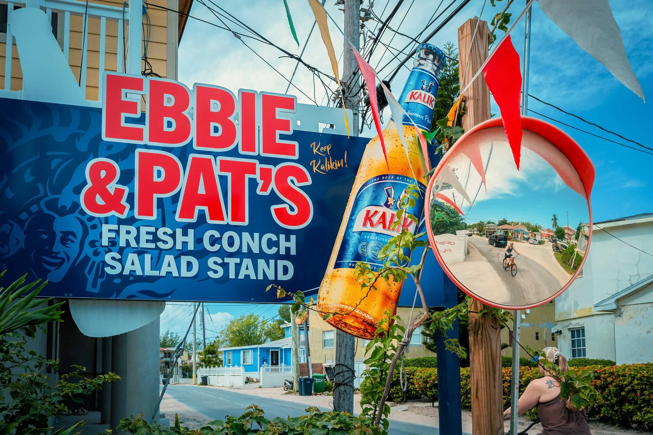 Fresh conch salad and Kalik beer in Bimini Bahamas - Miami photographer Kameron Brothers