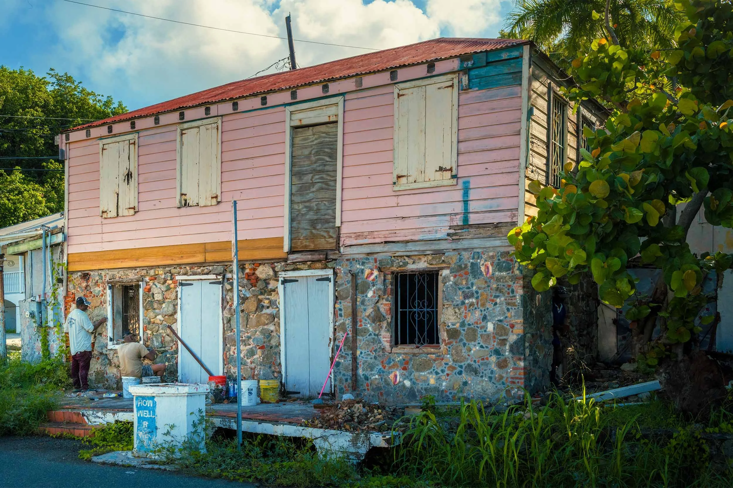 Renovating an colonial house in St Thomas USVI