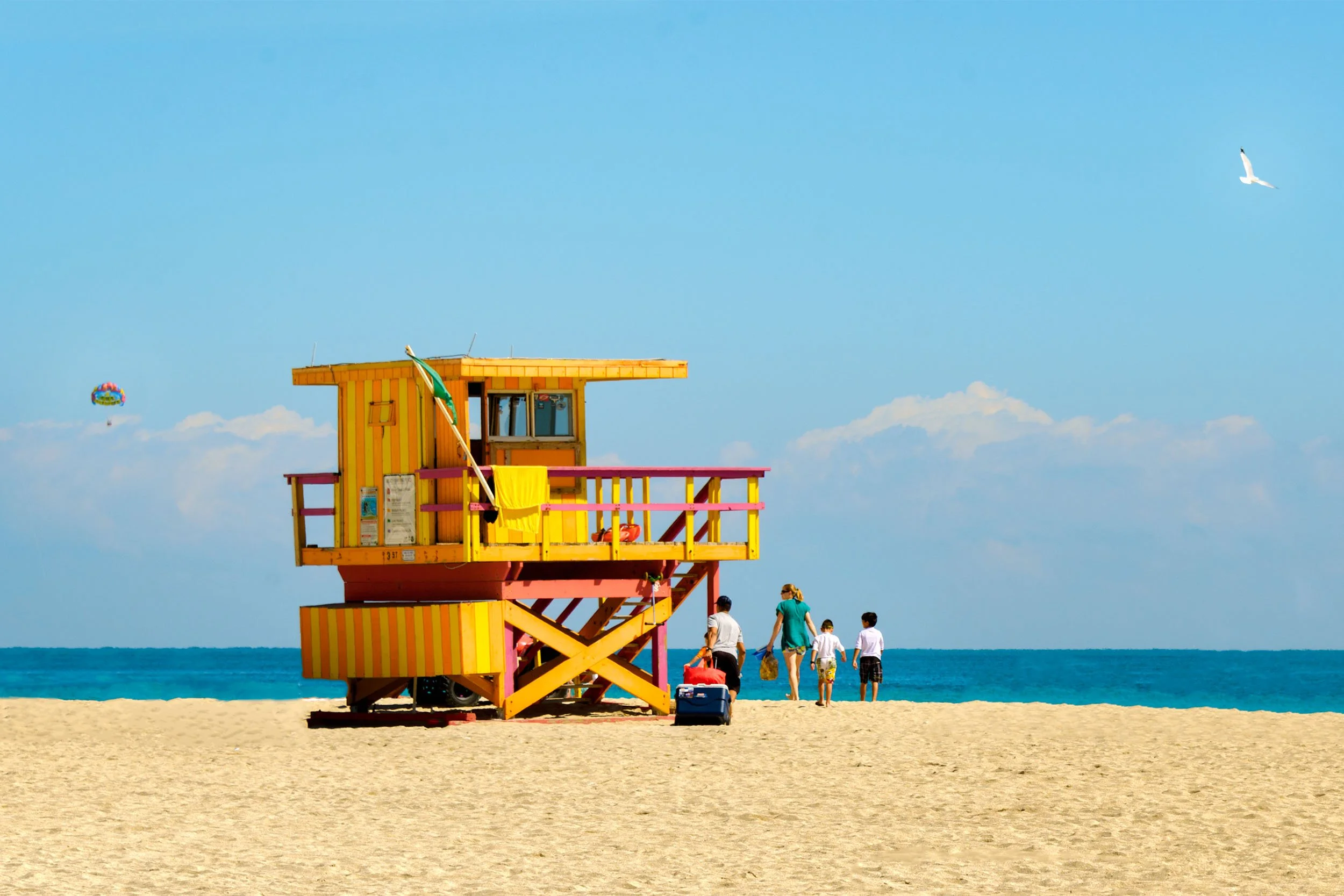 The Iconic Wooden Lifeguard Towers of South Beach