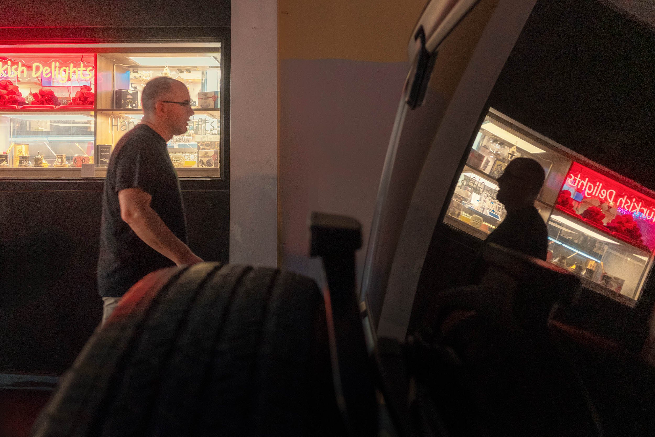Neon signs in Old San Juan Puerto Rico