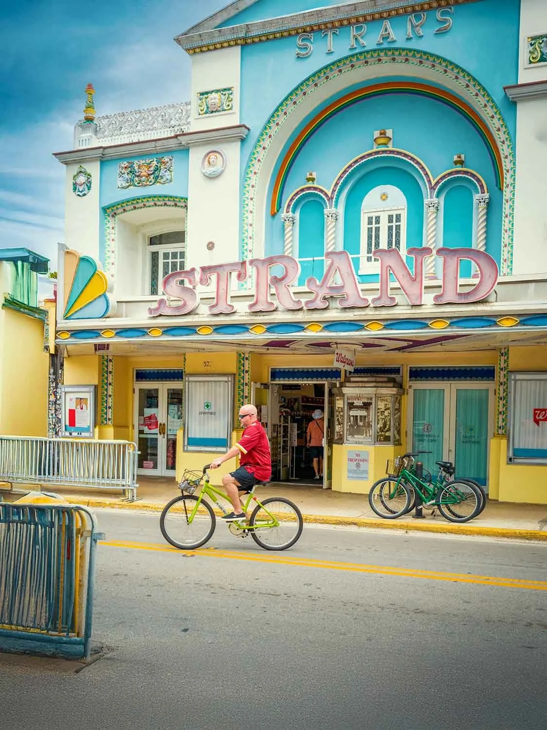 The Strand movie theater on Duval Street in Key West Florida