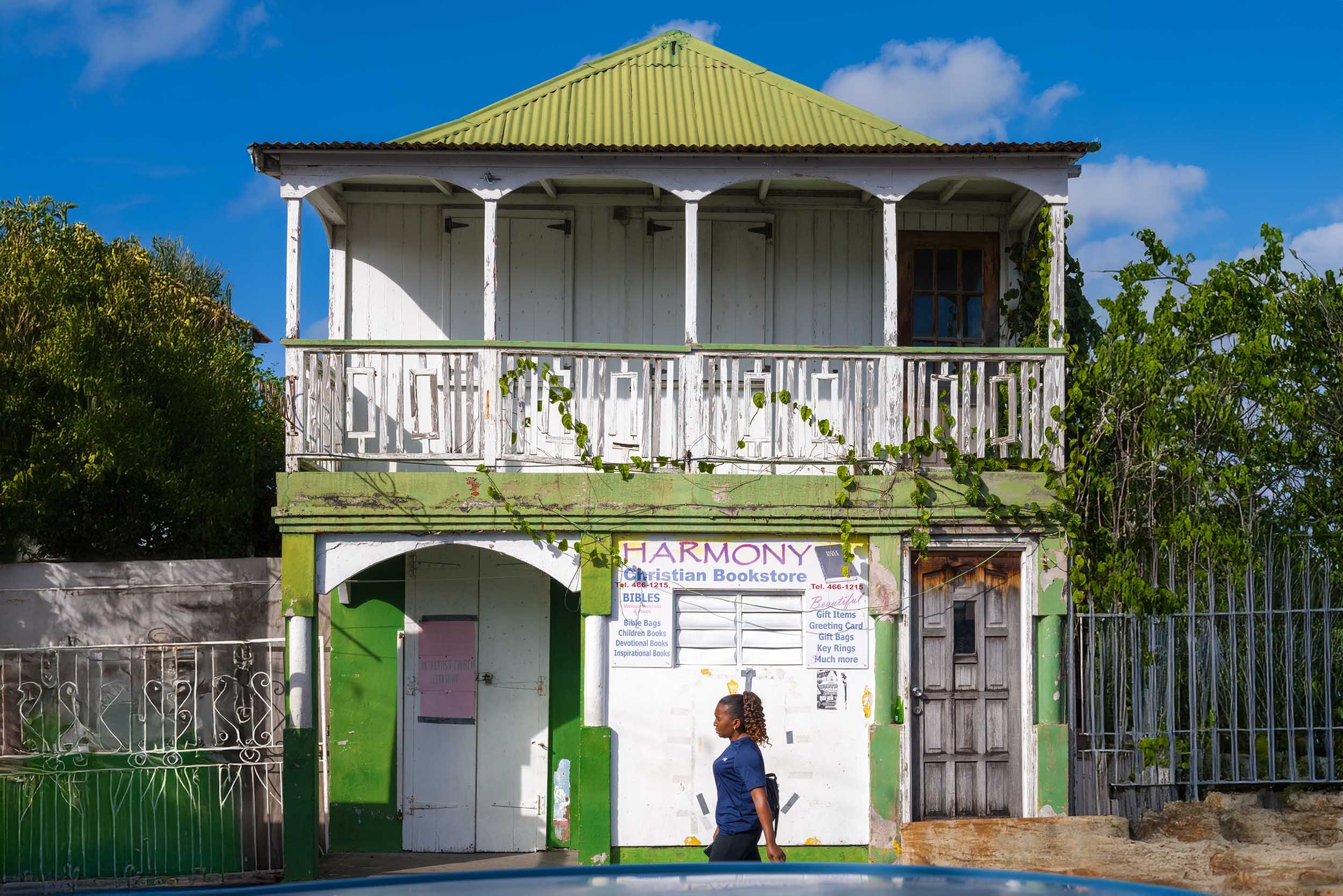 Colonial building in Basseterre, St Kitts