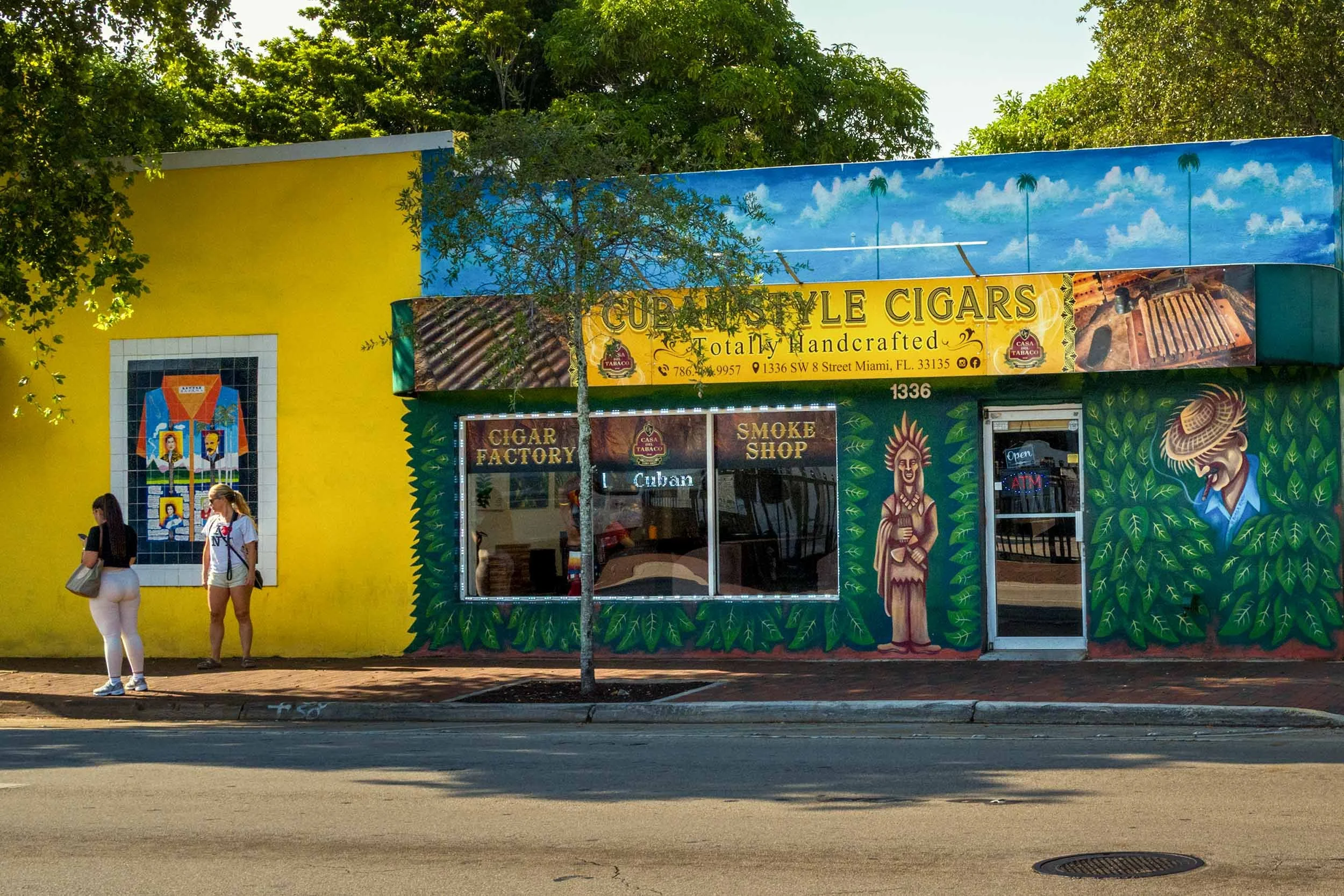 One of the many colorful stores that line both sides of Calle Ocho in LIttle Havana