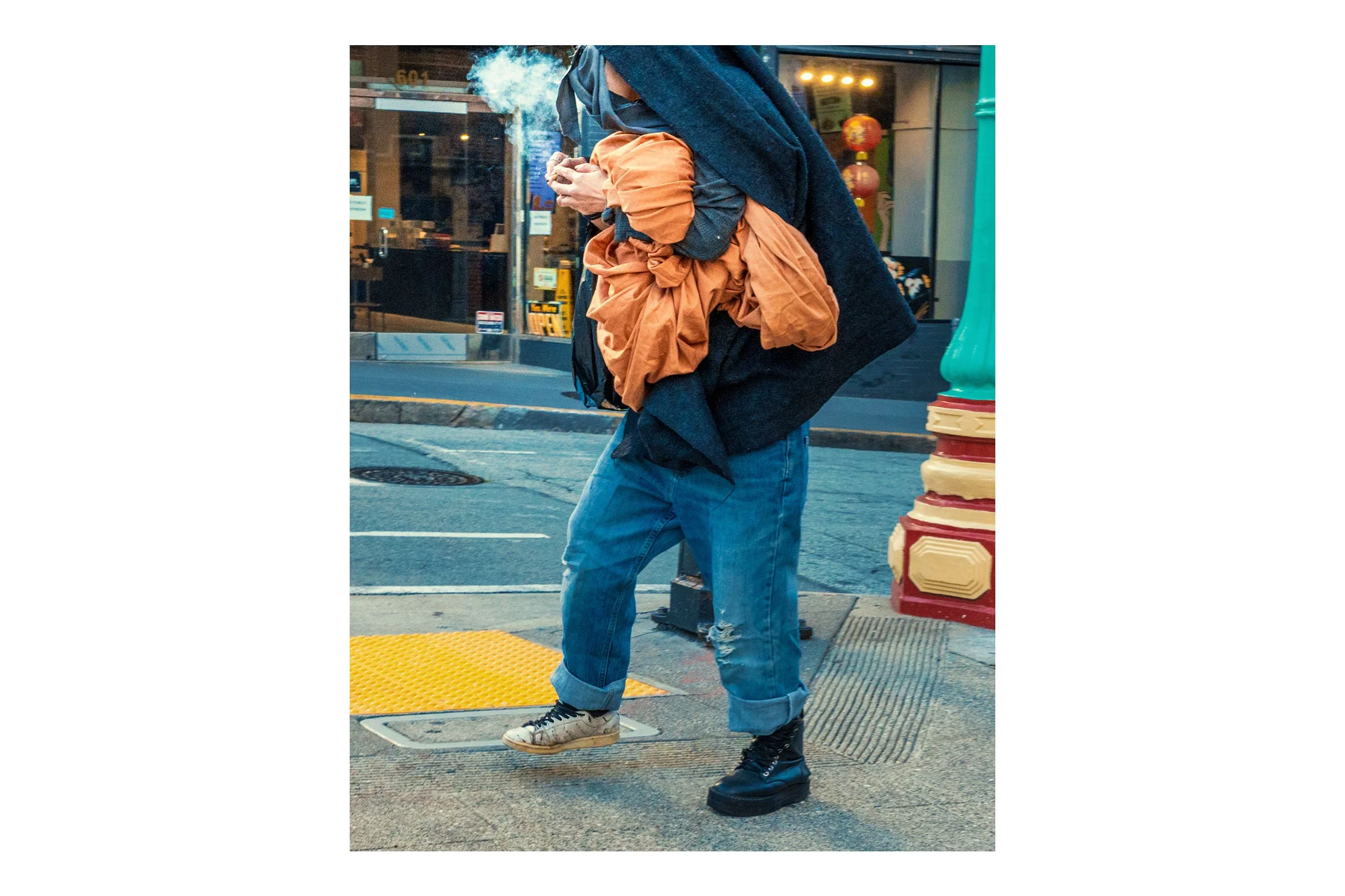 Street person in Chinatown San Fransisco