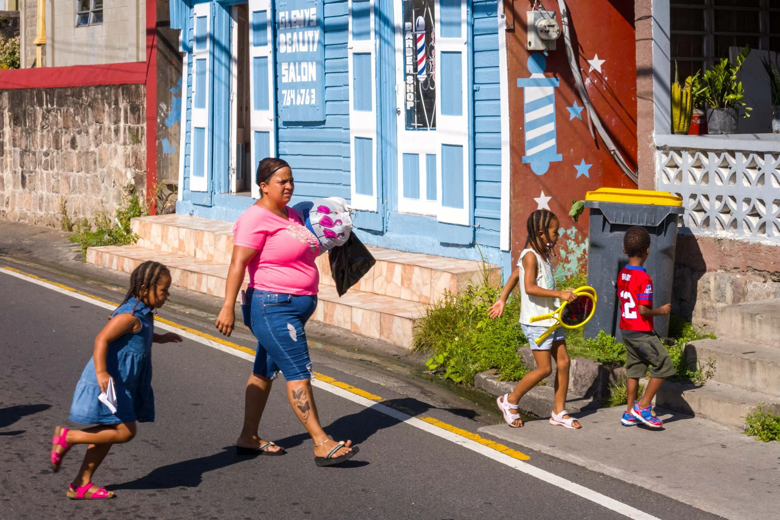 Street photography in Basseterre, St Kitts