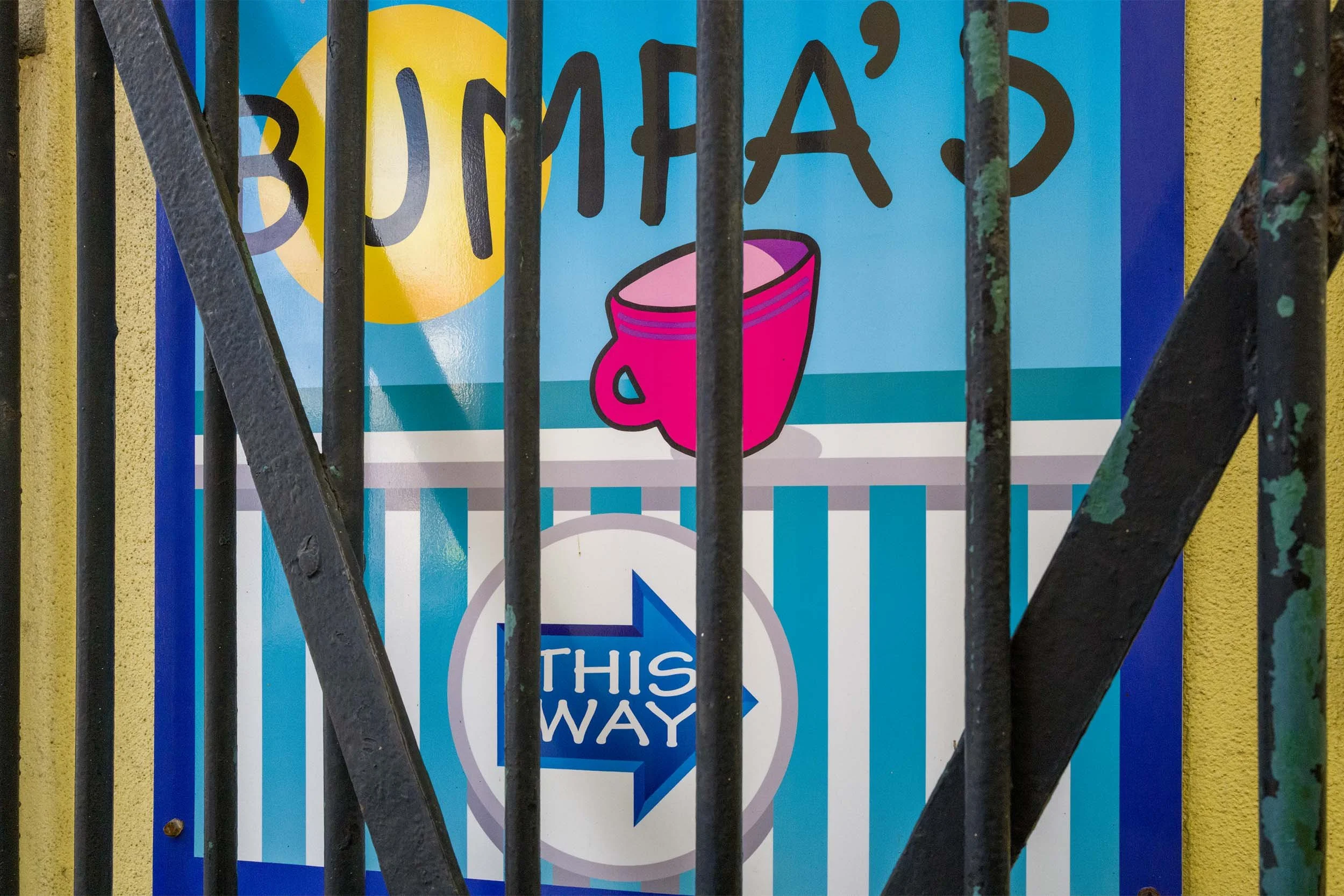 Restaurant sign in St Thomas USVI