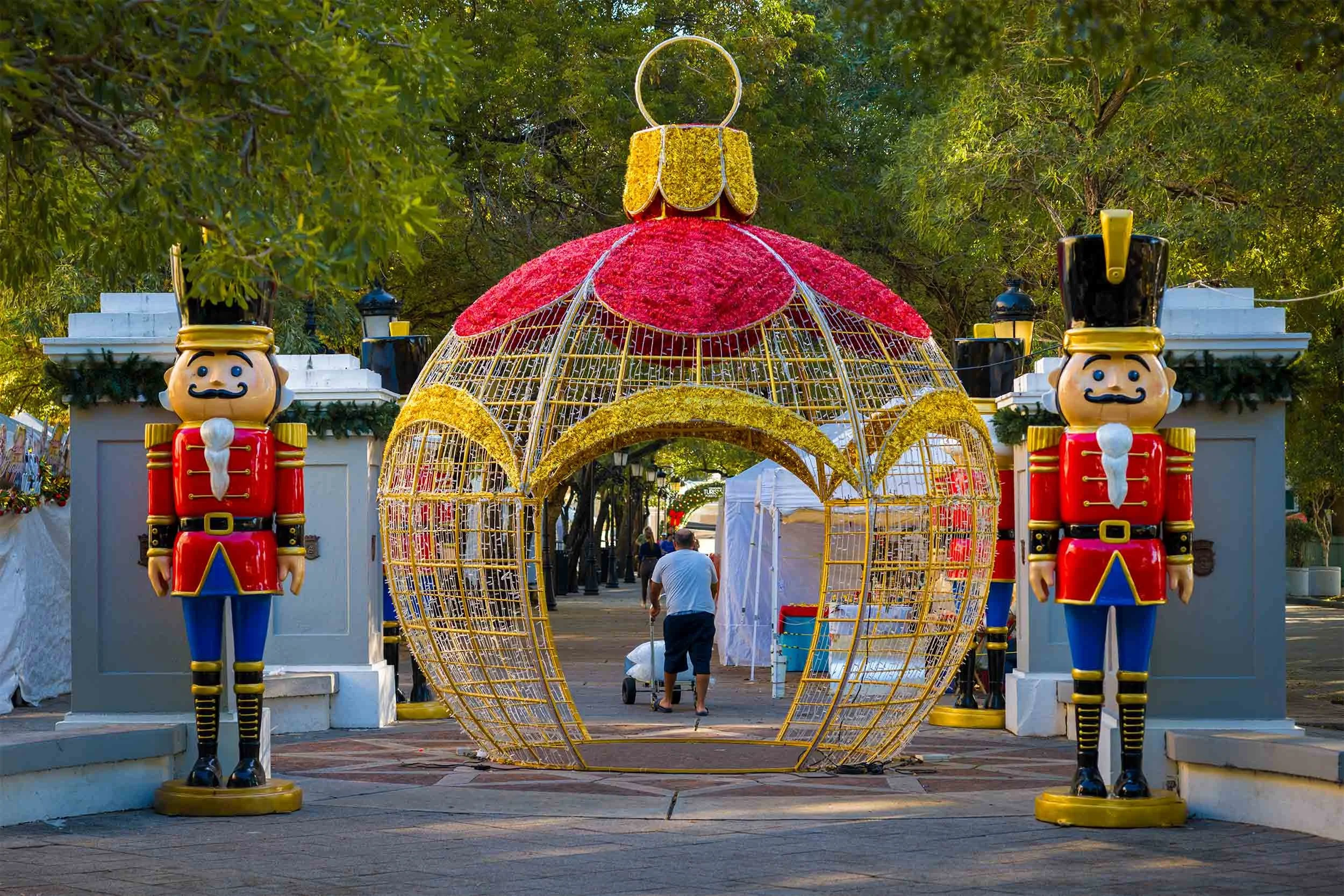 Christmas time in Old San Juan Puerto Rico