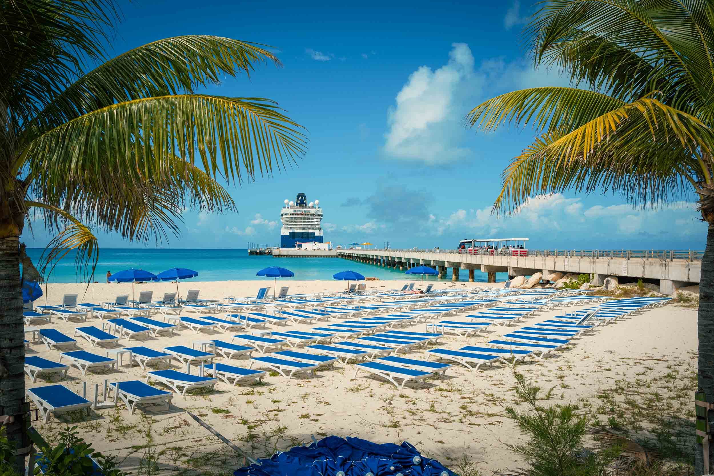 Celebrity Summit docked in Bimini Bahamas