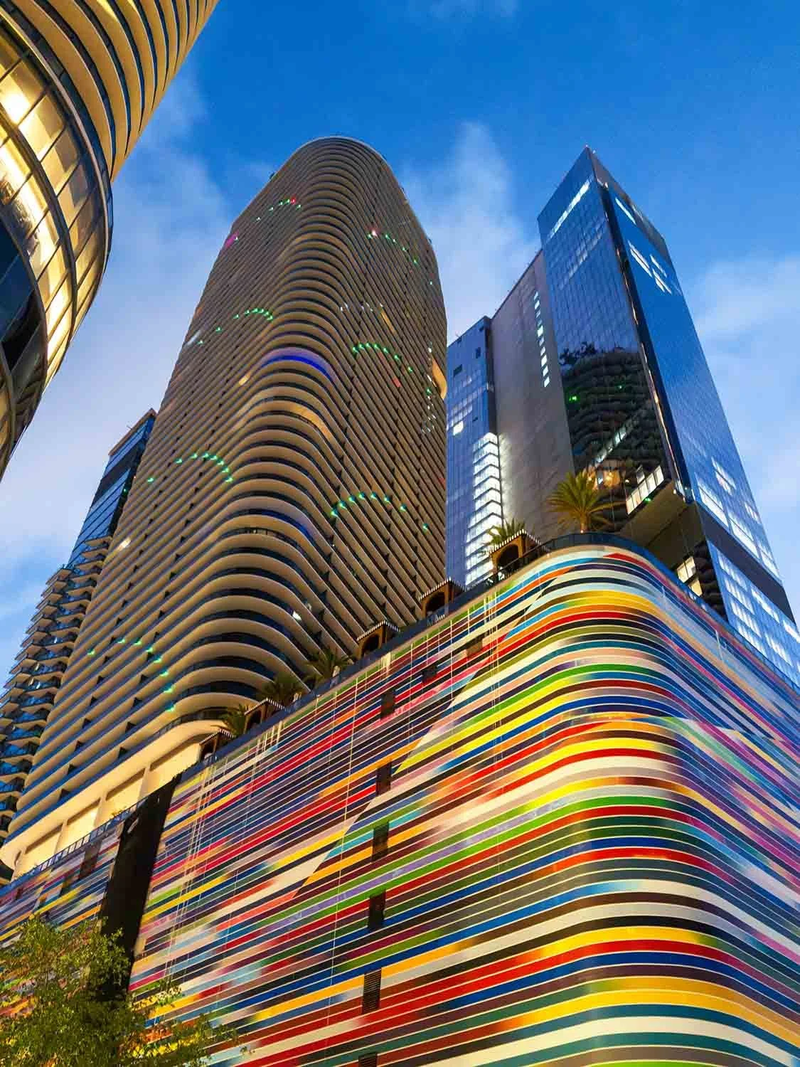 Early morning light at the SLS Hotel in Brickell Miami