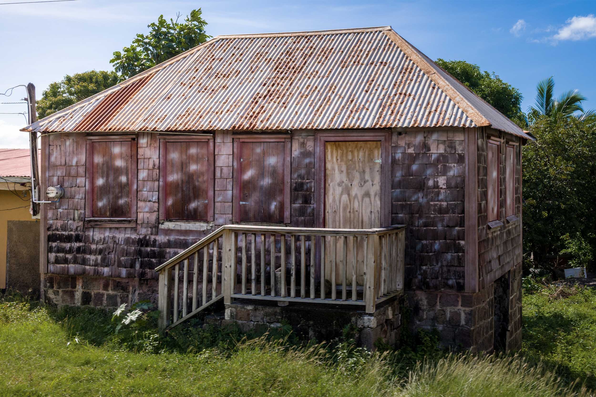 Old colonial home in the country side in Basseterre St Kitts