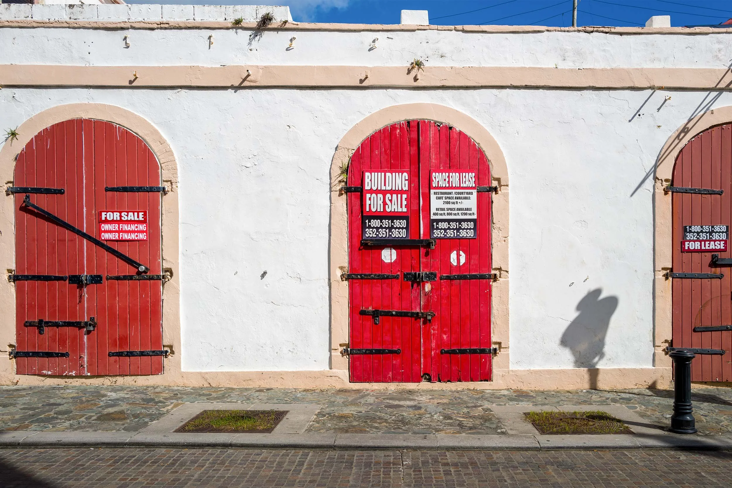 Colonial building in St Thomas USVI