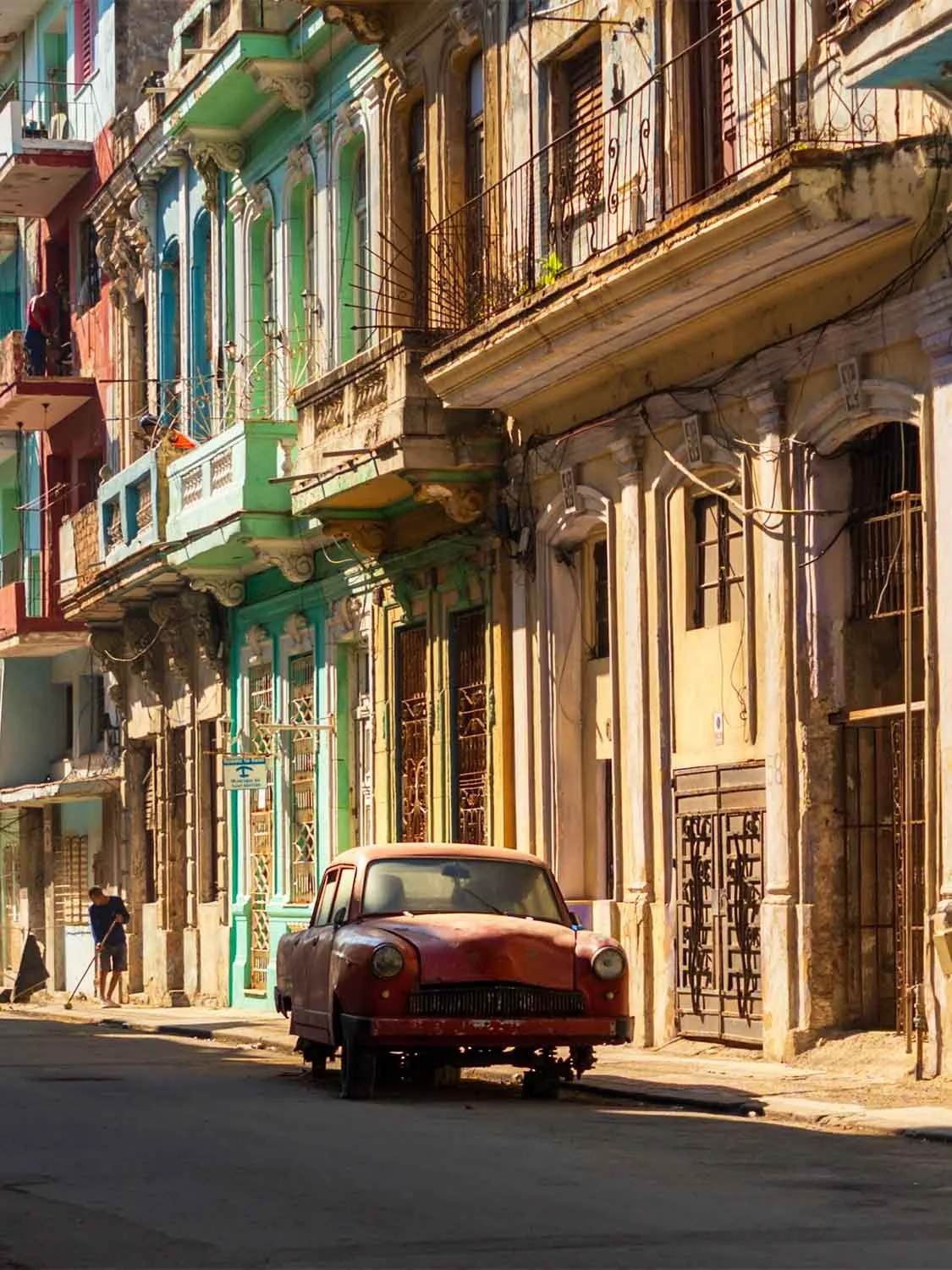 Old Havana Cuba classic car street photography colorful architecture travel destination Latin America