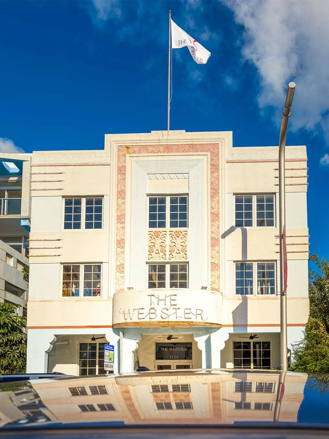 The Webster South Beach luxury boutique retail store Art Deco architecture Miami Beach Collins Avenue