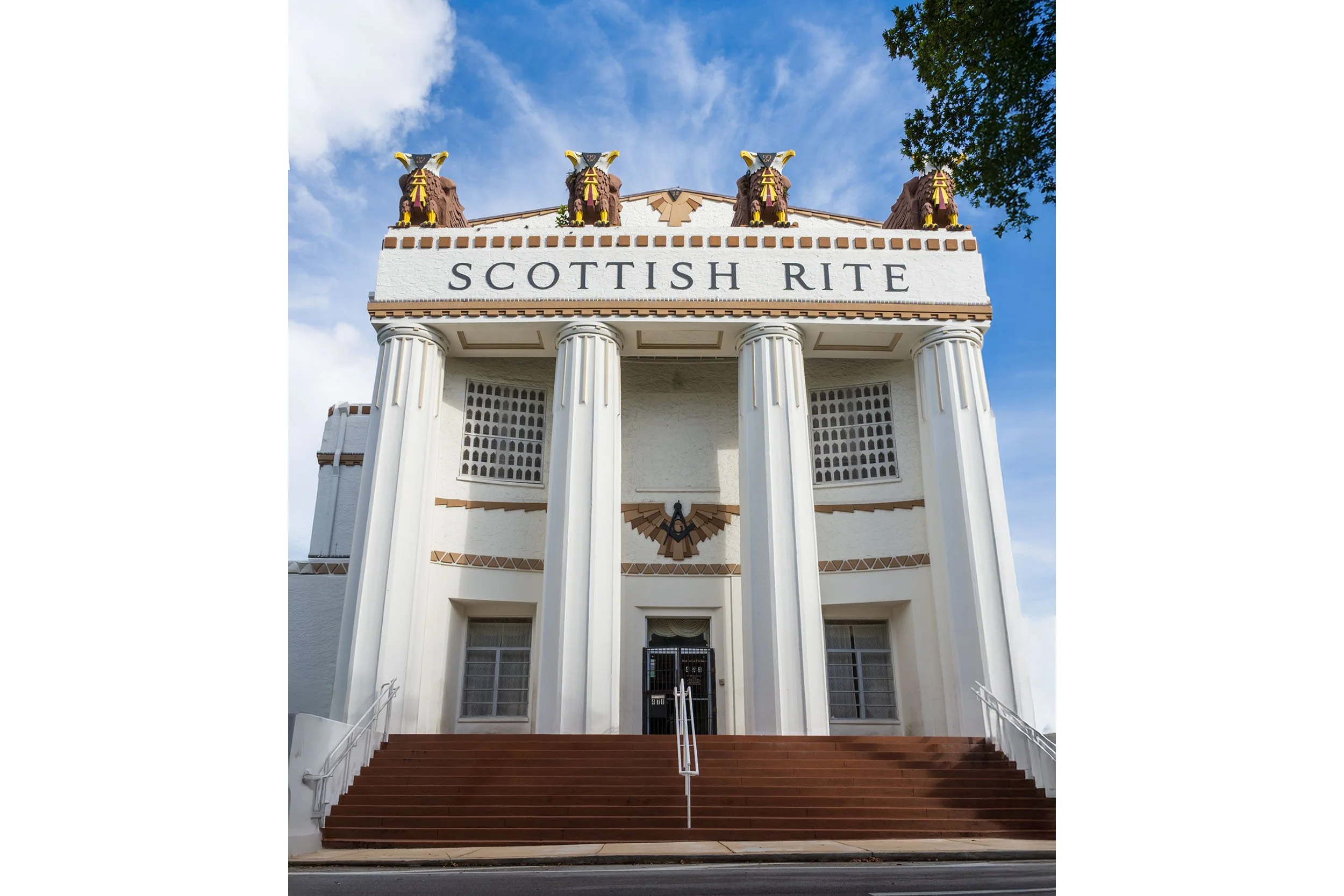 Scottish Rite Temple in the Lummus Park Historic District