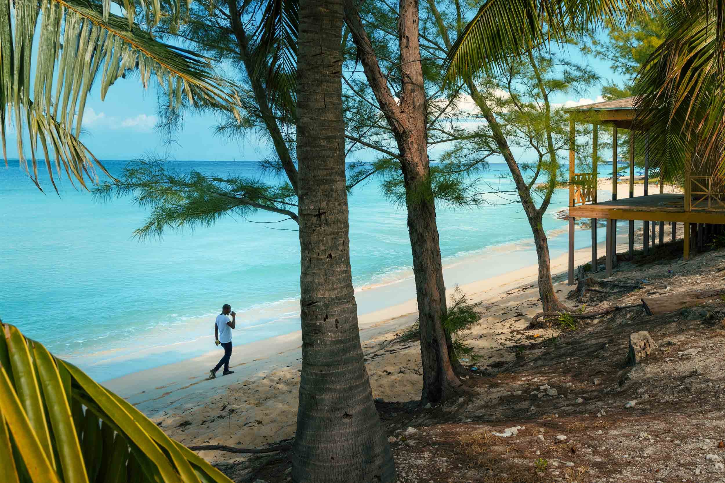 Enjoying a walk on the beach in Bimini Bahamas - Photographer Miami