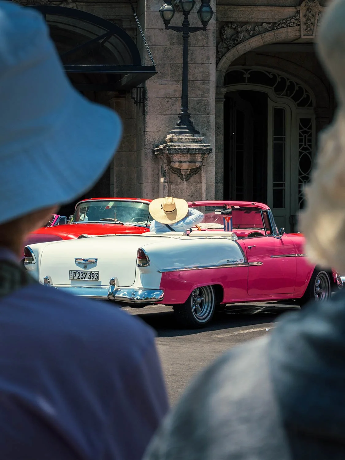 Classic car on the street in Havana Cuba