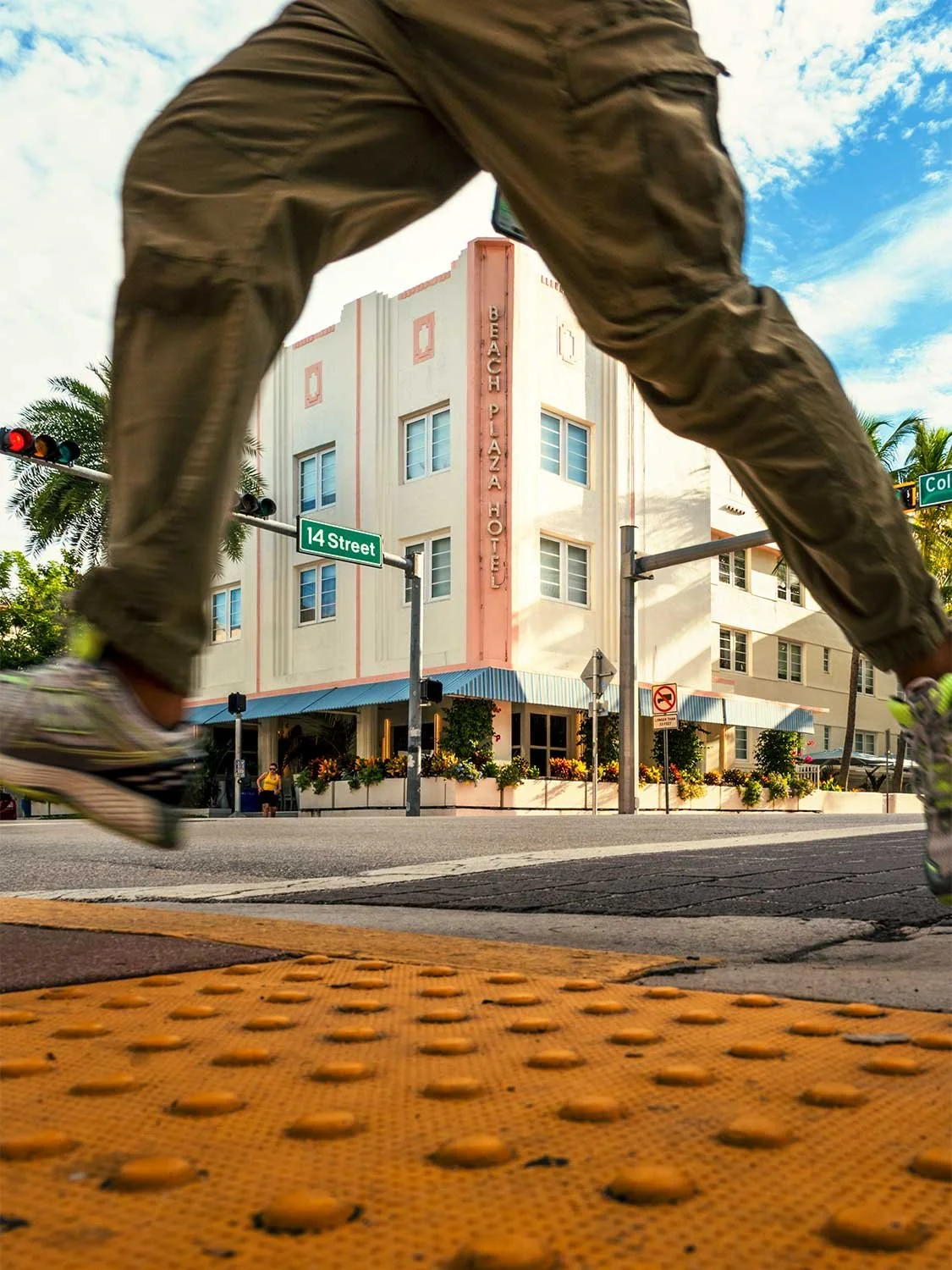 Street photography in South Beach Miami on Washington Ave