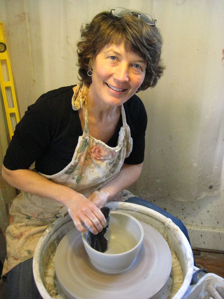 Karen Gray, pottery artist, Bancroft Studio Tour
