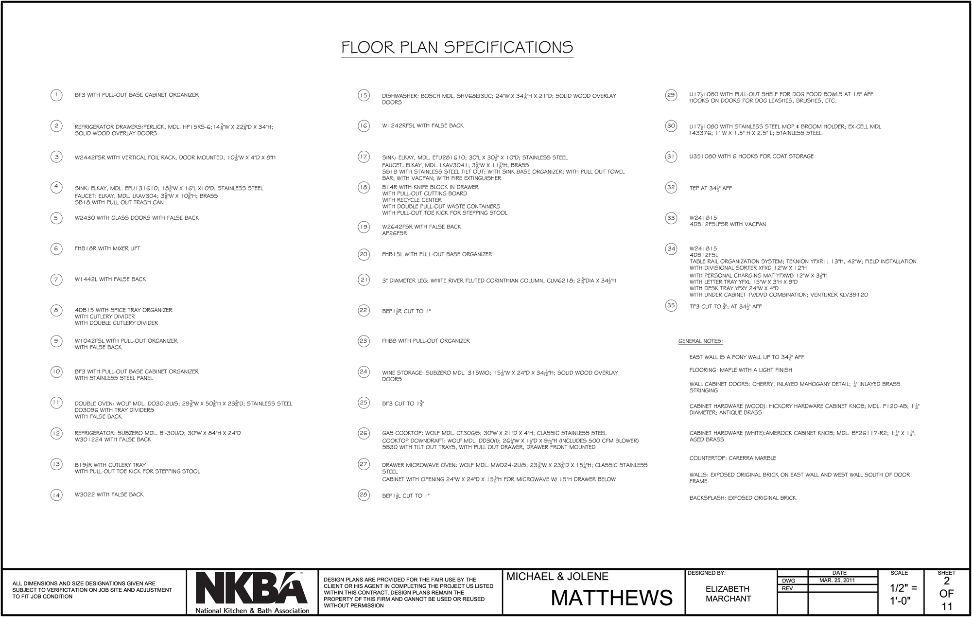 This is the Federal Style Kitchen I designed for the National Kitchen and Bath Association (NKBA) 2010/2011 Student Competition. Skills Demonstrated -AutoCAD -Photoshop (For rendering) -Kitchen Planning
