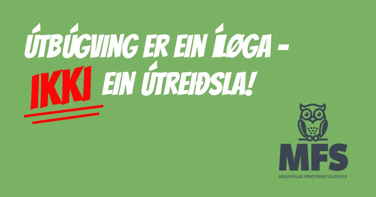 MFS_útbúgving er ein íløga - ikki ein útreiðsla.jpg