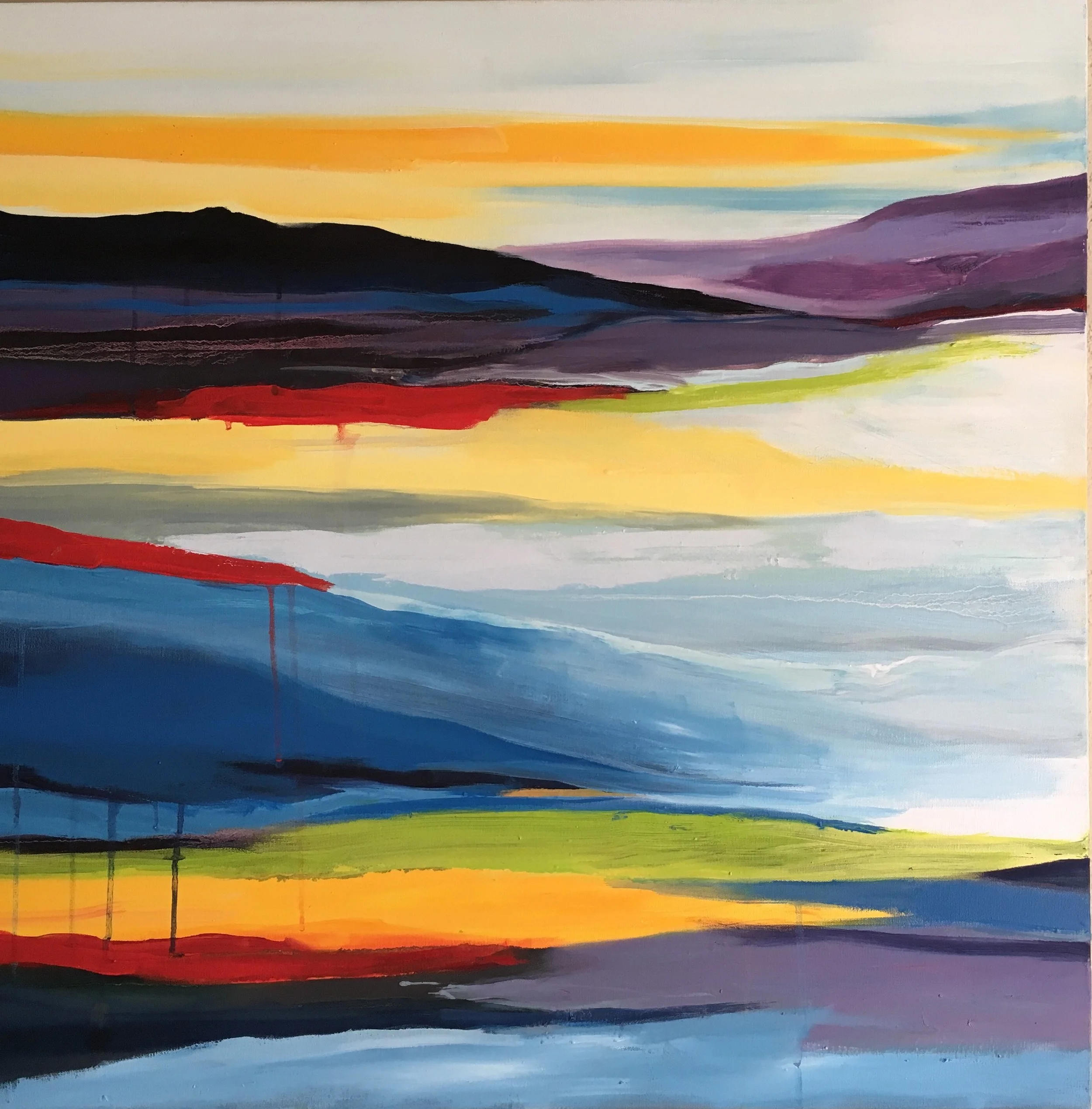 " Land Escape" 30" x 30" oil on canvas $400