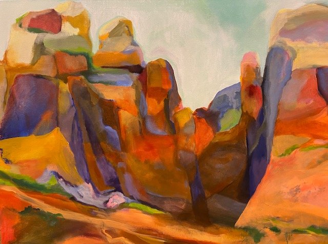  Remembering Sedona  $1000 36" x 48" acrylic on gallery wrapped canvas