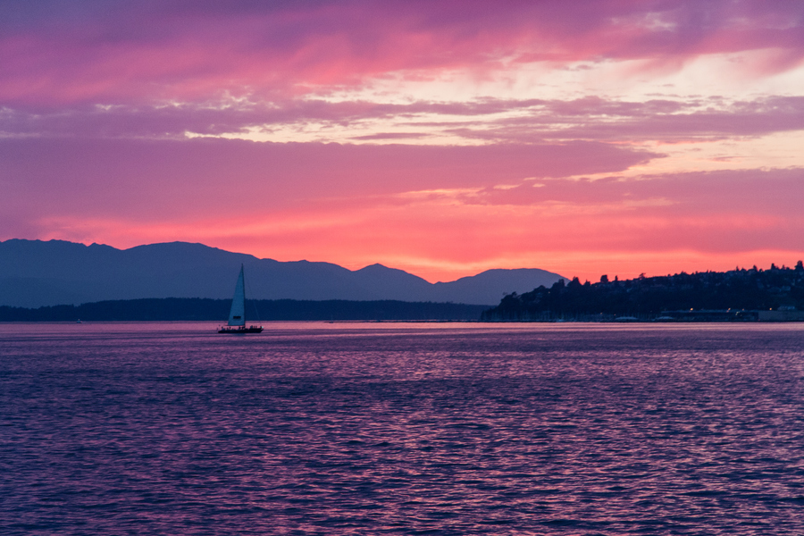 Sunset, Puget Sound