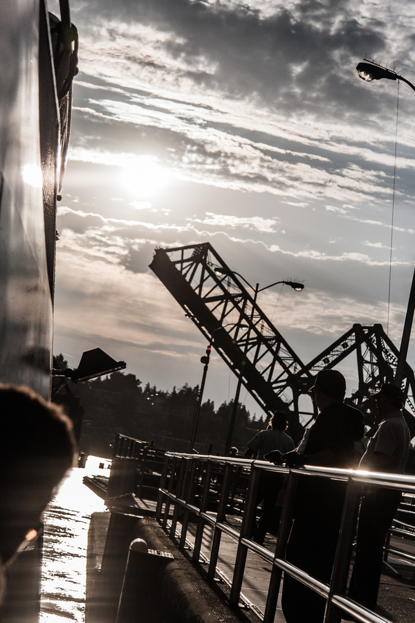 Railroad Bridge - Sunset