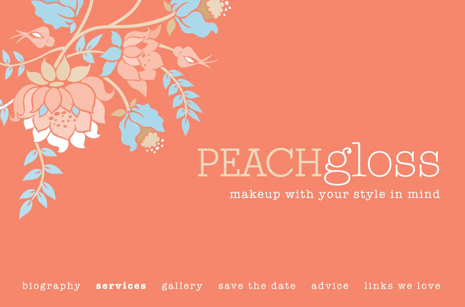 Peachgloss Rebranding Web Site