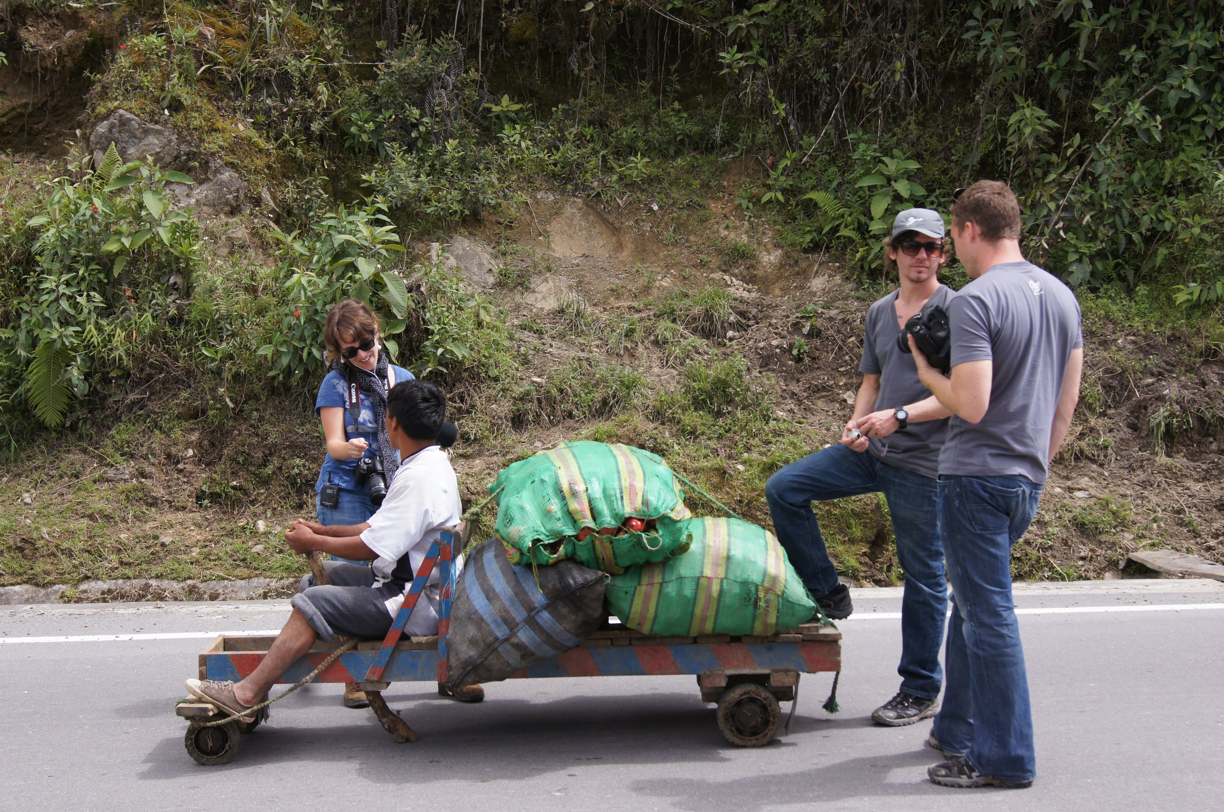 2012 TLF Bombero on Cart with Quincy & Team.JPG