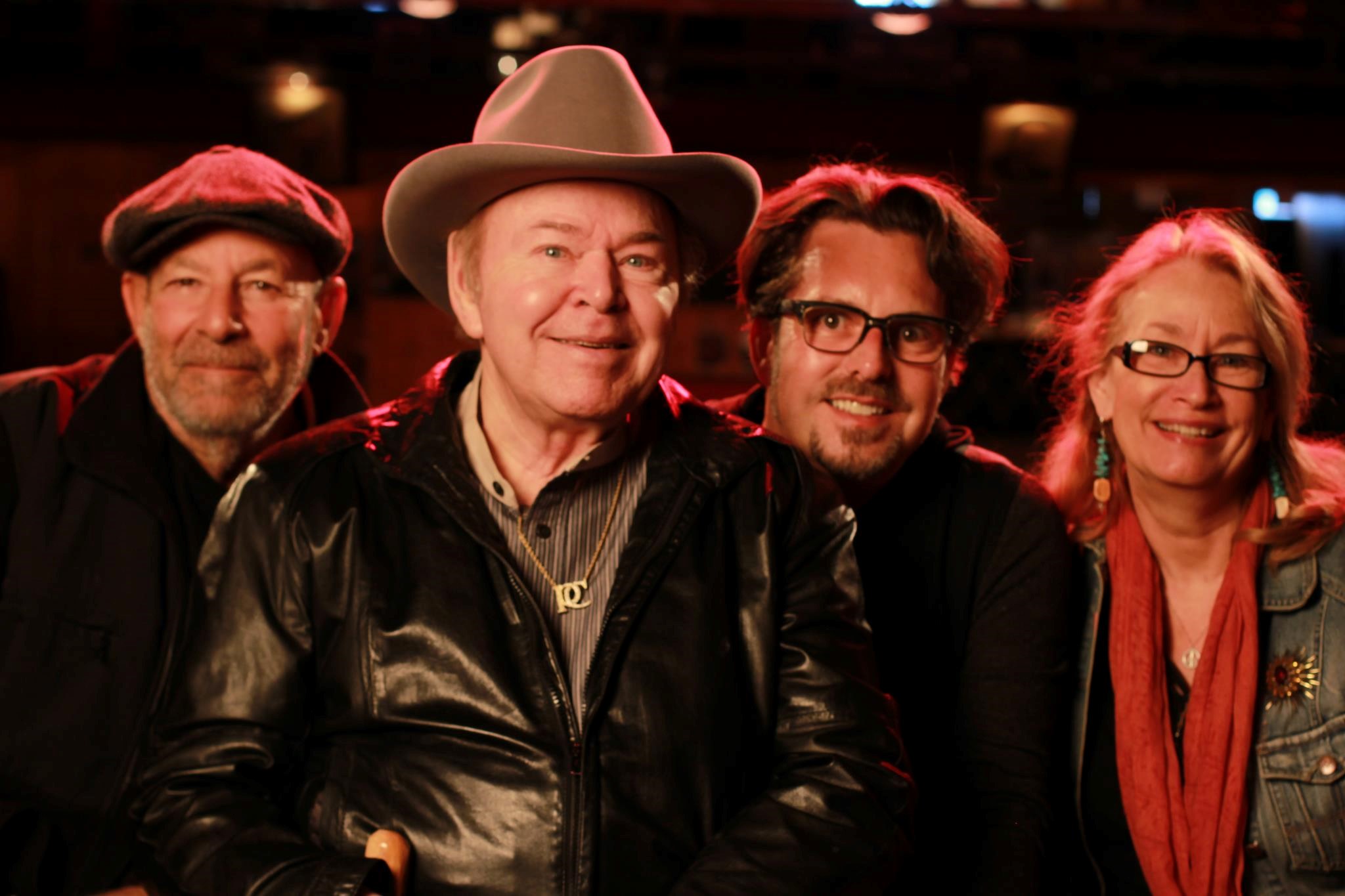 (L to R) Director of Photography Phil Parmet, Roy Clark, Director Tate Wittenberg, Writer-Researcher Tamara Logsdon Hawkinson.jpg