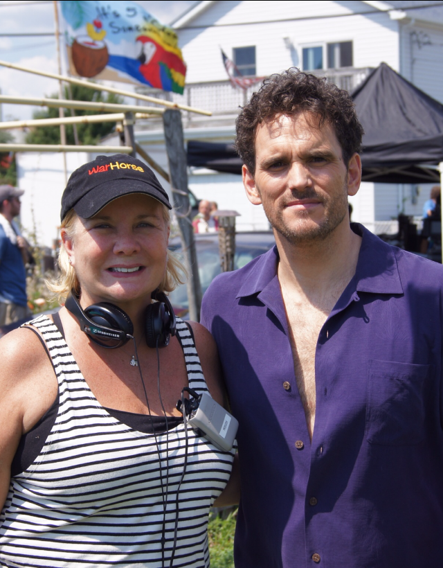 Anne O'Shea & Matt Dillon - On the set of Girl Most Likely.PNG